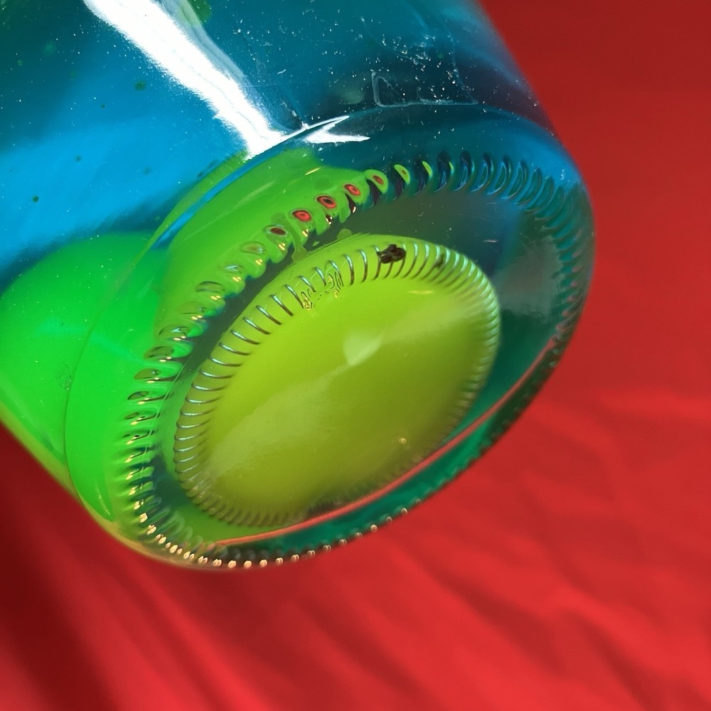 Lava Lite Lamp 2017 14.5" Bob Marley / Blue Liquid / Yellow Wax / 2124 /‎ Flaw - Picture 11 of 17